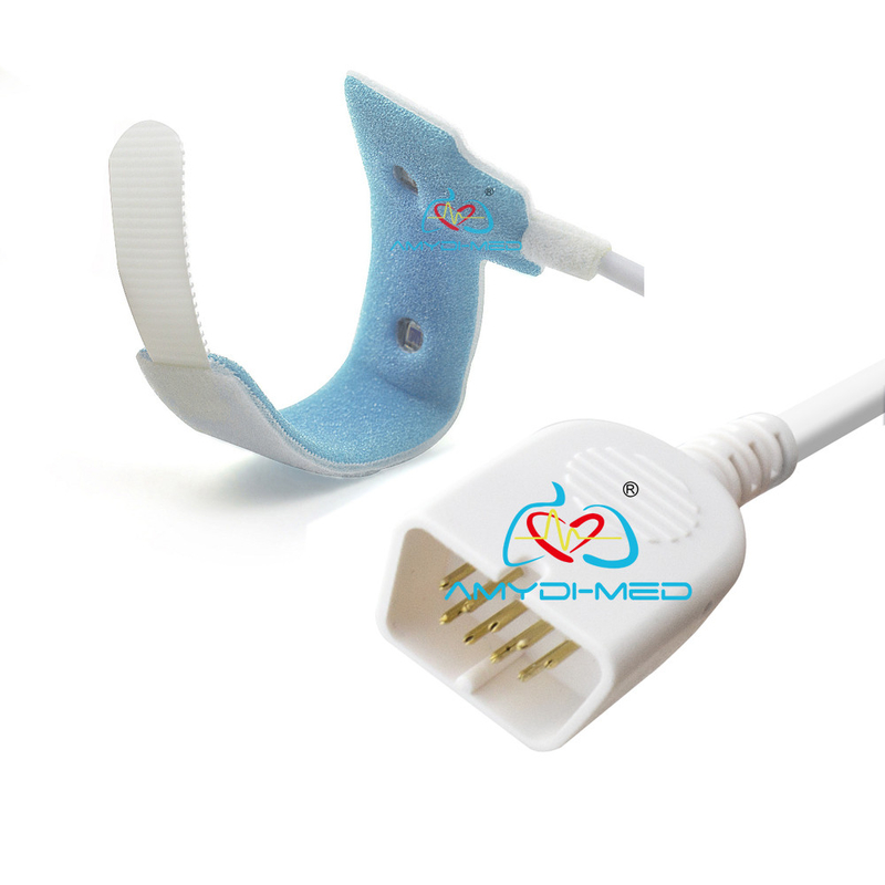 Nihon Kohden Disposable Spo2 Sensor 9 Pin Sponge Disposable Pulse Oximeter Medical Equipment