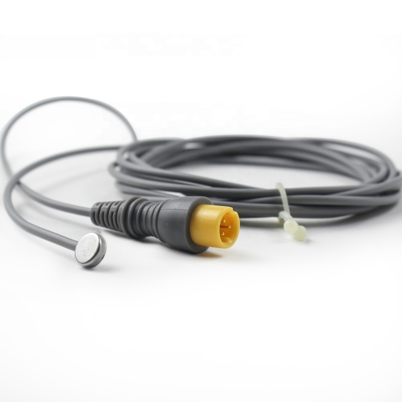 Adult Esophageal Temperature Probe 3Pins Medical Grade ICU Monitor High Temp Probe
