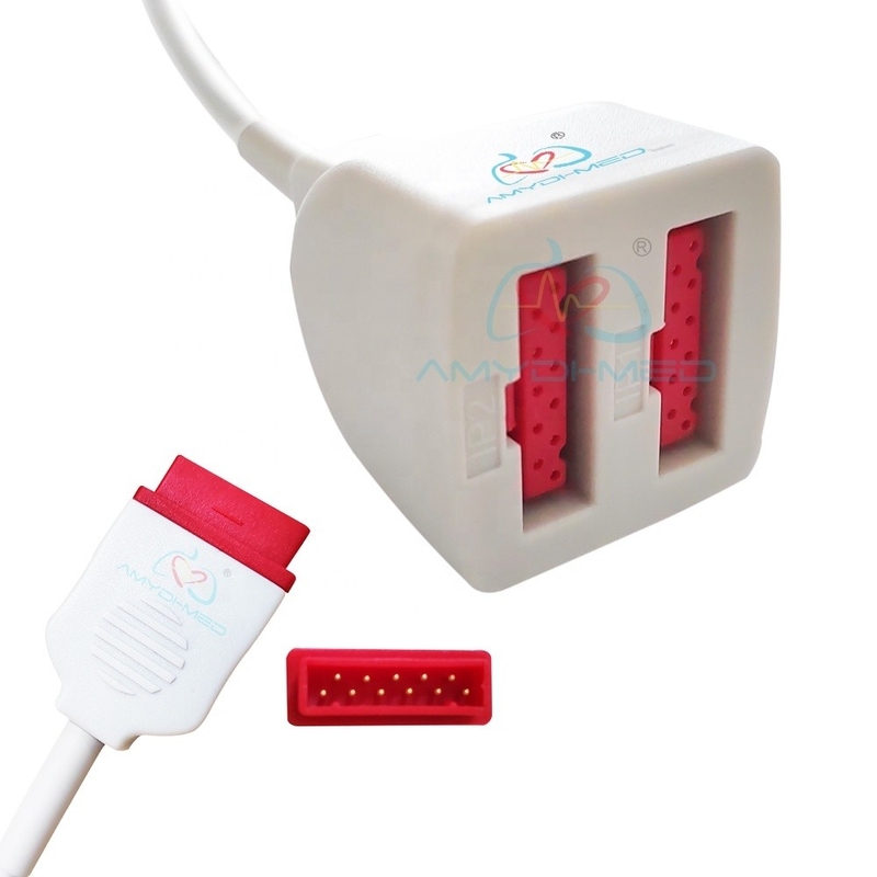 Reusable Sterilizable GE IBP Cable 11 Pin 0.35m Mindray Ibp Cable For Seamless ICU