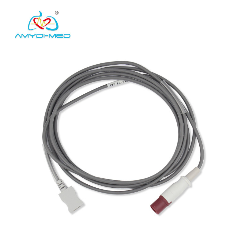 CE Certified Reusable 2 Pin Temperature Probe Adapter Philips Patient Monitors Temperature Probe Wire
