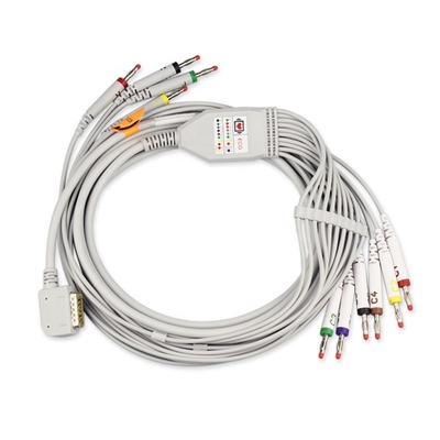 Ultraviolet Light 15P EKG Cable 10 leads EKG Cord Kenz PC-109 ECG 108/110/1203 1205