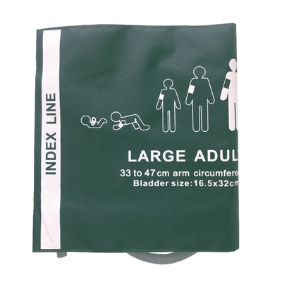 Reusable Nylon Large Adult Bp Cuff Single Tube 47 Cm With CE/ISO13485 Certificate