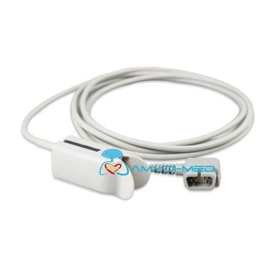 SpO2 Sensor Cable Compatible With CSI 503DX 3.0m Length with DB9-6P Plug Style for Adult Finger Clip