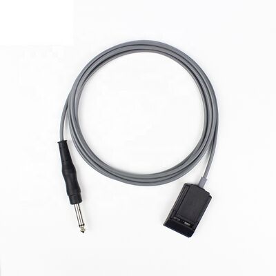 Câble électrochirurgical réutilisable en silicone souple, longueur 3000 mm, pour usage médical en clinique et à l'hôpital