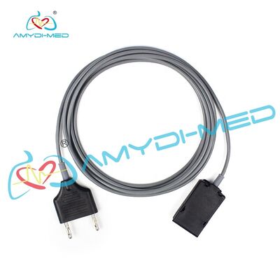 Soft Silicone Bipolar Cable 3000MM Length Reusable Electrosurgical ESU Cable