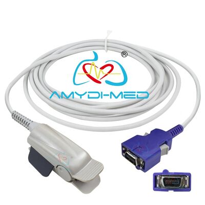 Amydi-Med 14ピン TPU素材 SpO2センサー 3.0Mケーブル付き Nellcor OxiMaxフィンガークリップセンサー用